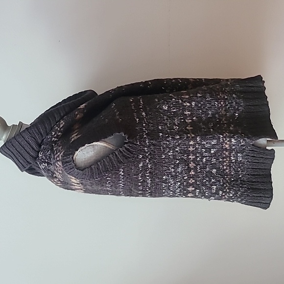 Free People Snow Drift Fair Isle Cowl Neck Sweater - Picture 4 of 14